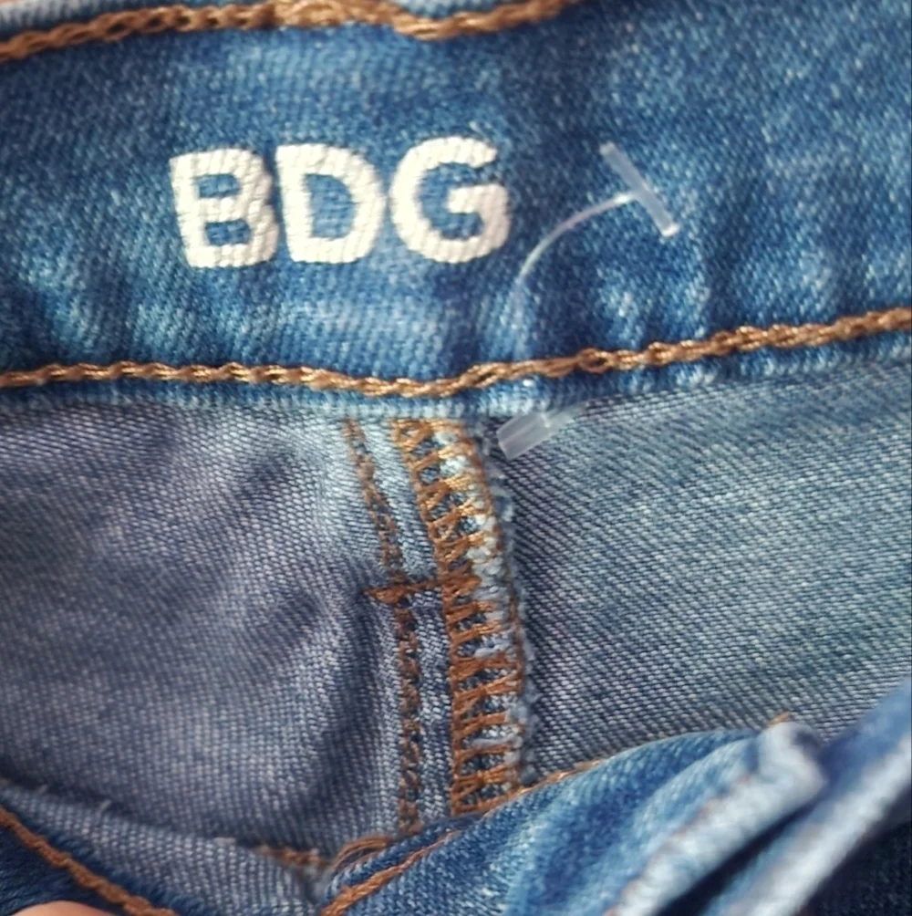 BDG High Rise Blue Jeans Slim Fit - Picture 3 of 5
